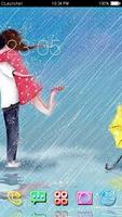 Cartoon Couple Sweet Theme HD poster