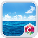 Blue Water Theme C Launcher APK