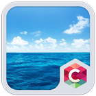 Blue Water Theme C Launcher icône