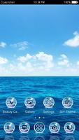 Blue Water Theme C Launcher syot layar 2