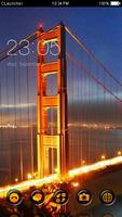 Golden Gate Theme C Launcher Affiche