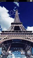 Paris Eiffel Tower Theme постер