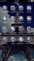 Paris Eiffel Tower Theme captura de pantalla 1