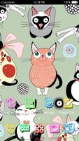 Cute Kitty Theme تصوير الشاشة 2