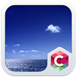 Blue Sea Theme C Launcher أيقونة