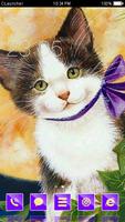 Sweet Kitty Theme C Launcher постер