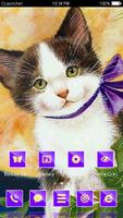 Sweet Kitty Theme C Launcher скриншот 2