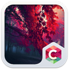 Red Tree Theme C Launcher icône