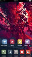 Red Tree Theme C Launcher syot layar 2