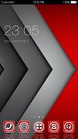 Abstract Red Theme الملصق