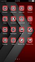Abstract Red Theme imagem de tela 1
