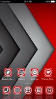 Abstract Red Theme imagem de tela 2