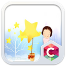 Yellow Star Theme C Launcher APK