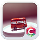 Cartoon London Bus Theme-icoon