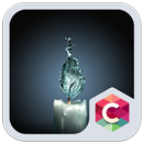 Creative Water Candle Theme HD APK