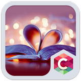 Romantic Heart Book Theme icon