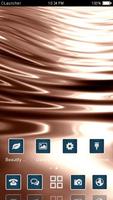 Abstract Gold Theme C Launcher 스크린샷 2