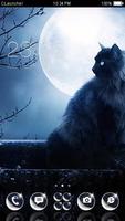 Moonlight Cat Theme HD Affiche