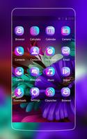 Themes app for  S6 Purple Bloo 스크린샷 1