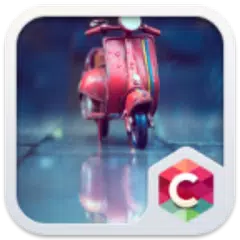 Cute Motorbike CLauncher Theme APK download