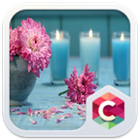 Pink Flower Theme C Launcher icône