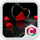 Coeur Romantique Rouge Thème APK