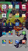 Color Smoke  Launcher Theme imagem de tela 2