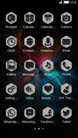 Abstract Red Blue Cool Theme ภาพหน้าจอ 1