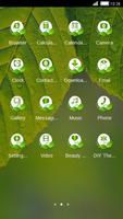 Green Leaf C Launcher Theme screenshot 1