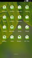 Green Leaf C Launcher Theme capture d'écran 1