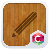 Wood Line C Launcher Theme icon