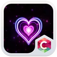 Neon Heart Theme HD: CLauncher アプリダウンロード