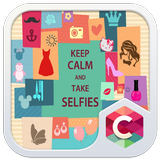 Cute Keep Calm Theme HD icon