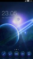 Saturn Space C Launcher Theme پوسٹر