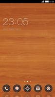 Wooden C Launcher Theme poster