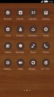 Wooden C Launcher Theme screenshot 1