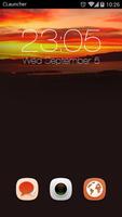 Beautiful Sunset Theme poster