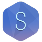Starry Sky Blue Theme HD simgesi