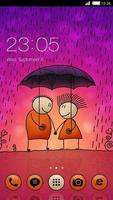 Romantic Couple Theme Affiche