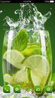 Green Lime Summer Theme HD Affiche