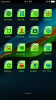 Colorful Wave Pattern Theme HD screenshot 1