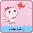 Cute Kitty Cartoon Pink Theme APK