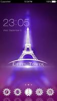 Fantastic Eiffel Tower Theme Affiche