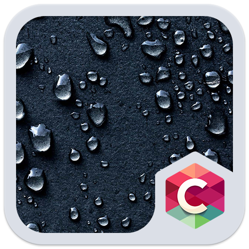 Water Drops C Launcher Theme