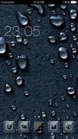 Water Drops C Launcher Theme poster