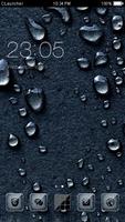 Gouttes d'eau C Launcher Theme Affiche