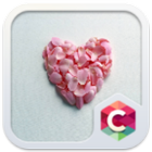 Pink Petals Heart Love Theme icône