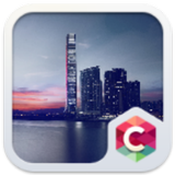 Skyscraper City Theme HD icône