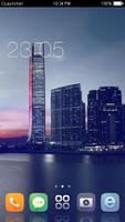 Skyscraper City Theme HD Affiche
