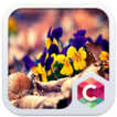 Crystal Flower Clauncher Theme
